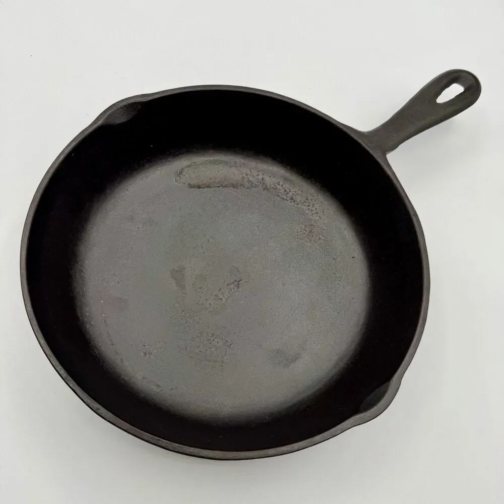 BSR Red Mountain Cast Iron Skillet #5 Restored Seasoned Sits Flat